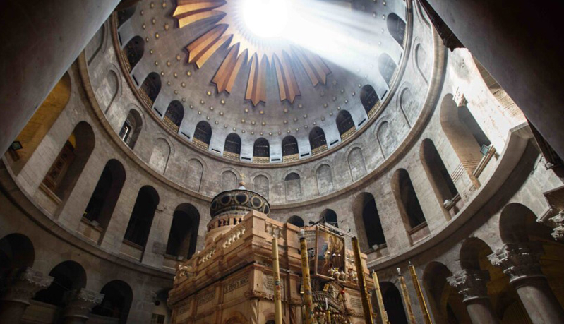Blessed are the peacemakers: a pastoral call from Jerusalem in a time of war Holy Sepulcher Rotunda
