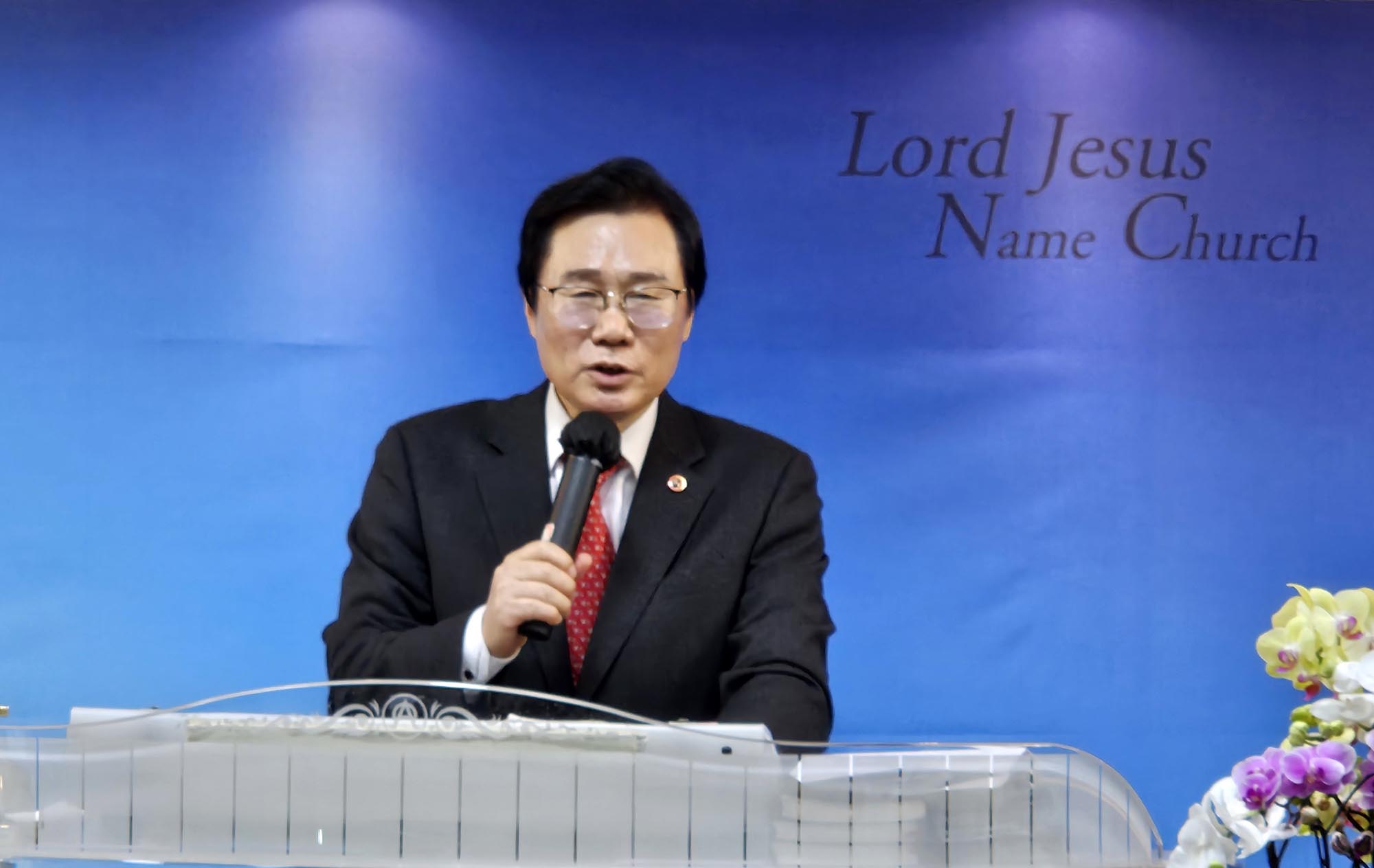 “부천, 2027 8천만 민족복음화대성회 위해 뜨겁게 전진” ▲본부장 이기도 목사가 설교하고 있다. ⓒ운동본부