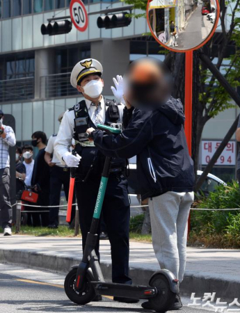 대전 둔산동·은행동 ‘전동킥보드 없는 거리’ 조성