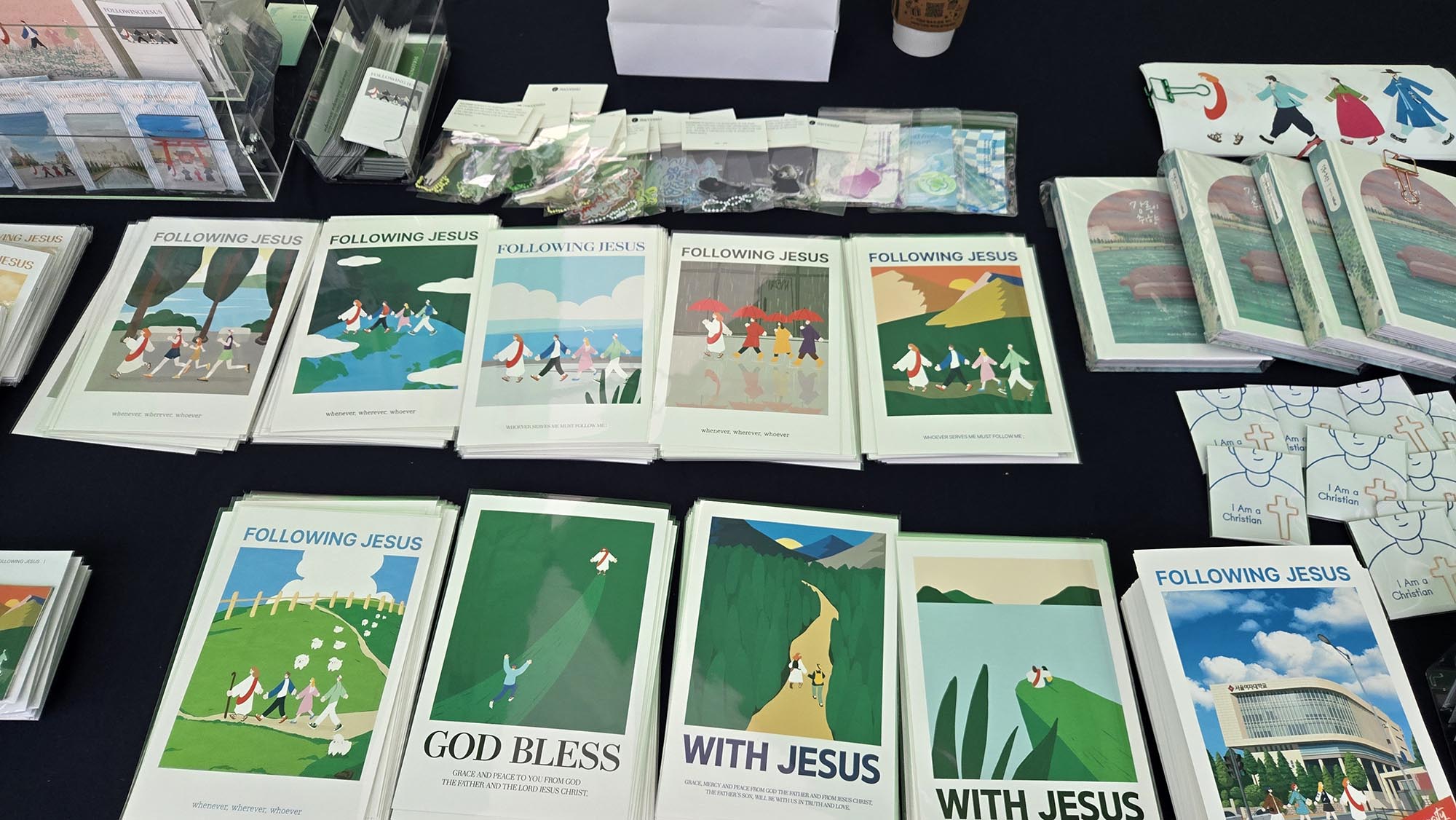 캠퍼스 복음전도 사역 새 모델 제시 ▲부스 전시 모습.