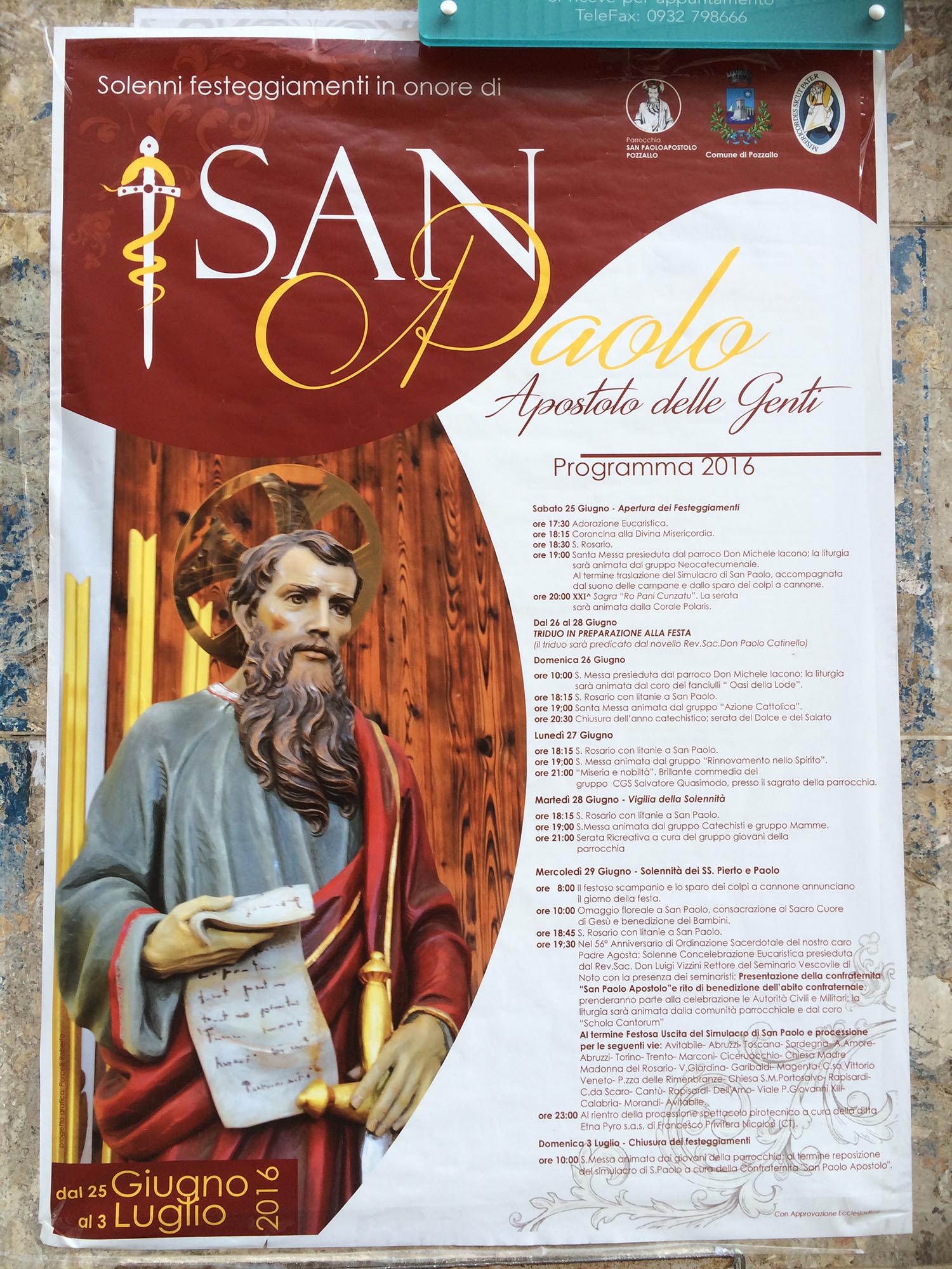 몰타에서 우연히 마주친 ‘사도 바울의 신앙 사상’ 강연 포스터